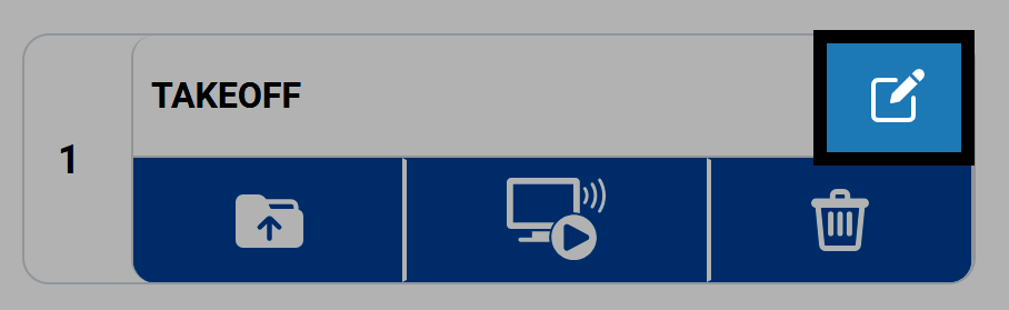 Upload icon in the Sounds tab of the VEXcode AIR Control Panel.