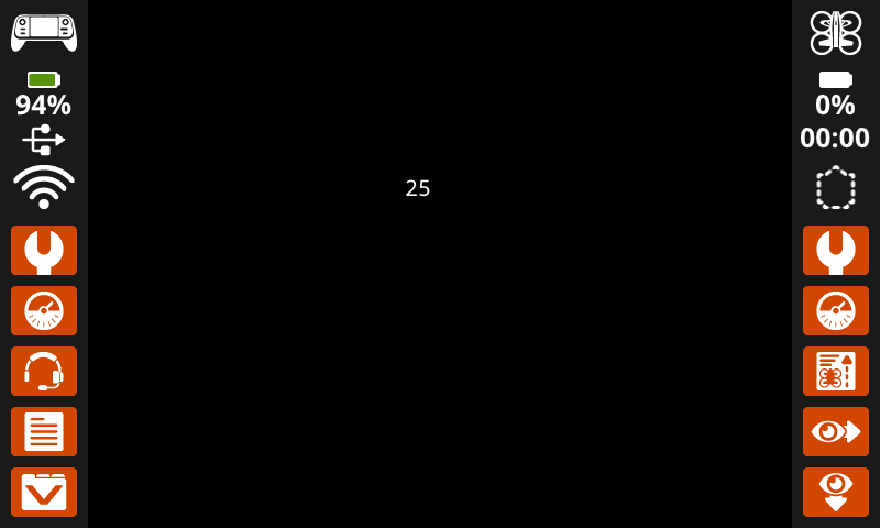 Shows the drone.screen.print_at method by showing column number 25 when you set curSor to 7,25