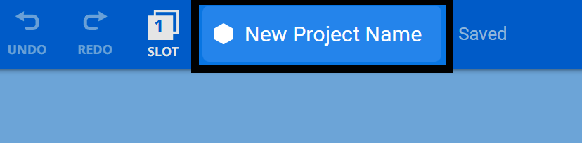 Una ventana de diálogo para guardar archivos de Windows, con el nombre del archivo diciendo Nuevo nombre de proyecto.