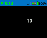 A screenshot of the EXP Brain showing the text "15" on column 15.