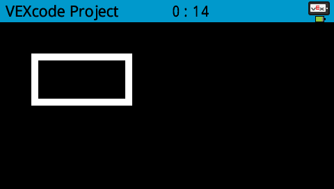 A screenshot of the V5 Brain showing a rectangle with thick borders.