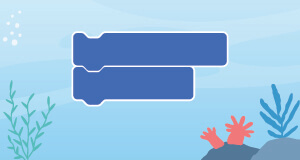 VEXcode VR tutorial tile for Coral Reef Cleanup Level 1.