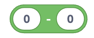 A green, rounded block from a visual programming interface, featuring two input fields with the number '0' in each, separated by a minus sign ('-') in the center. This block represents a subtraction operation where one value is subtracted from another.