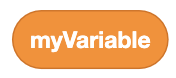 Orange rounded block labeled 'myVariable'.