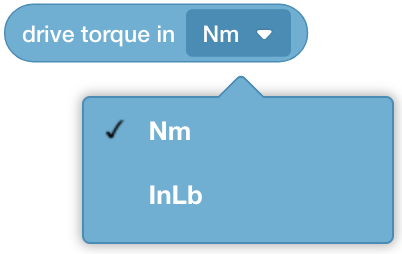 Image showing various drive torque units for V5 Brain motor control and performance monitoring.