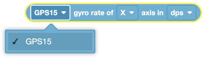 Image of a GPS gyro rate device displaying various sensing parameters and readings for navigation and orientation.