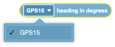 GPS heading device displaying current heading and signal quality on a digital screen with graphical interface elements.