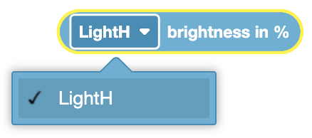 Light sensor measuring brightness levels in a robotic system, displayed on a V5 Brain's screen.