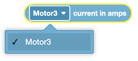 Diagram illustrating motor current parameters including power, torque, efficiency, and temperature for motor sensing.