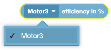 Diagram illustrating motor efficiency metrics including power, torque, and temperature for V5 Smart Motors.