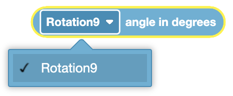Rotation sensor angle device displaying real-time angle measurement for robotic applications.