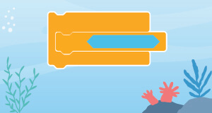 VEXcode VR tutorial tile for Coral Reef Cleanup Level 3.