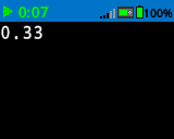 A screenshot of the EXP Brain showing the text "0.33".