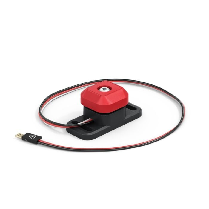 The VEX V5 Bumper Switch that is red.